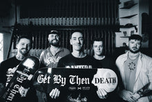 Load image into Gallery viewer, Trash Boat x Death Skateboard 'Get By Then Death' Skateboard Deck 8.5"