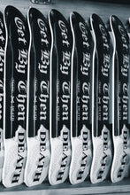 Load image into Gallery viewer, Trash Boat x Death Skateboard 'Get By Then Death' Skateboard Deck 8.5"